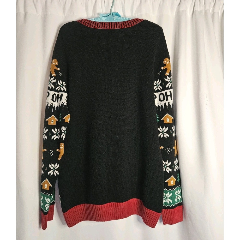 Ugly‎ Christmas Sweater Men's Ginger Bread Man Oh Snap Size Extra Large - Picture 5 of 9
